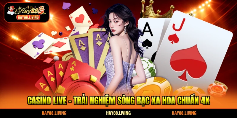 Casino live - trải nghiệm sòng bạc xa hoa chuẩn 4K